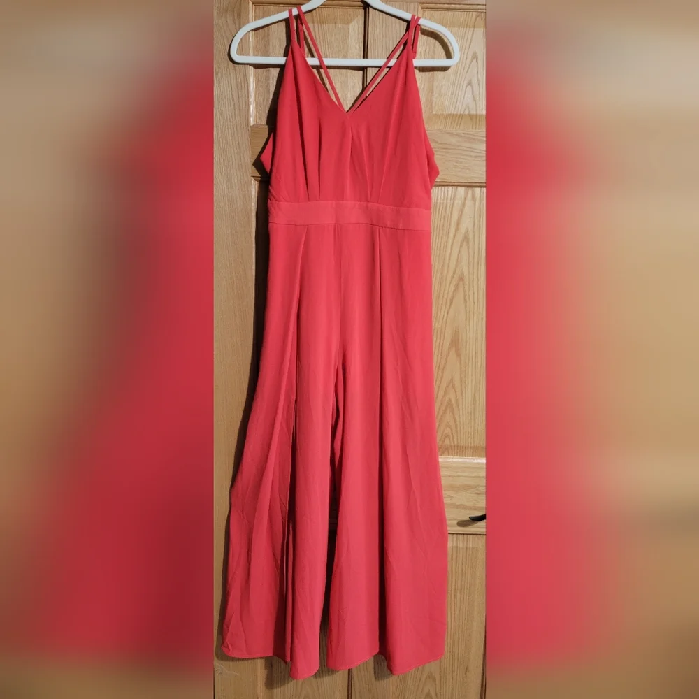 Aaron + Amber Wide Split Leg Jumpsuit - Picture 2 of 7